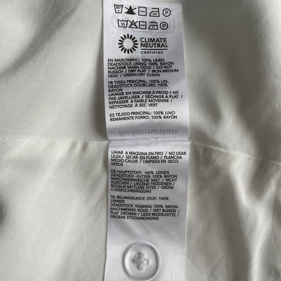 NEW Reformation Everett Linen Sleeveless Midi Dress White | US 0 UK 4 - Picture 10 of 16